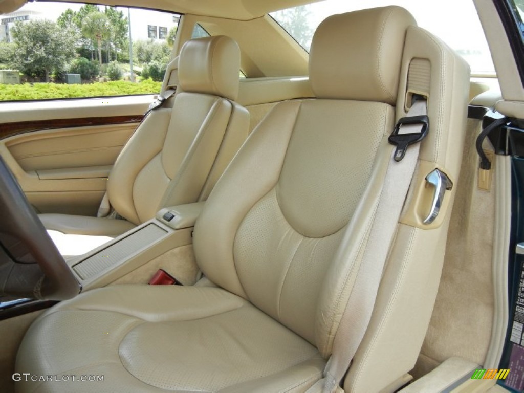 Parchment Interior 1996 Mercedes-Benz SL 500 Roadster Photo #54666801