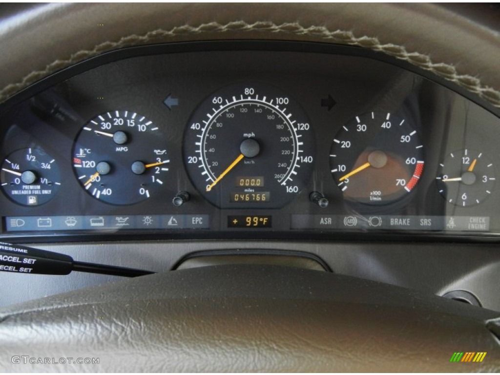 1996 Mercedes-Benz SL 500 Roadster Gauges Photo #54666855
