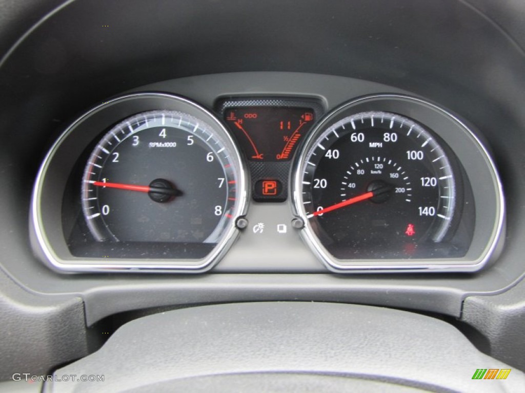 2012 Nissan Versa 1.6 SV Sedan Gauges Photo #54666894