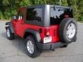 2012 Flame Red Jeep Wrangler Sport S 4x4  photo #2