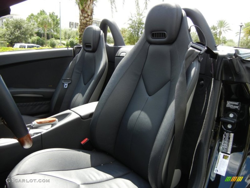 2009 SLK 300 Roadster - Obsidian Black Metallic / Black photo #17