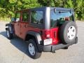 2012 Deep Cherry Red Crystal Pearl Jeep Wrangler Unlimited Sport 4x4  photo #2