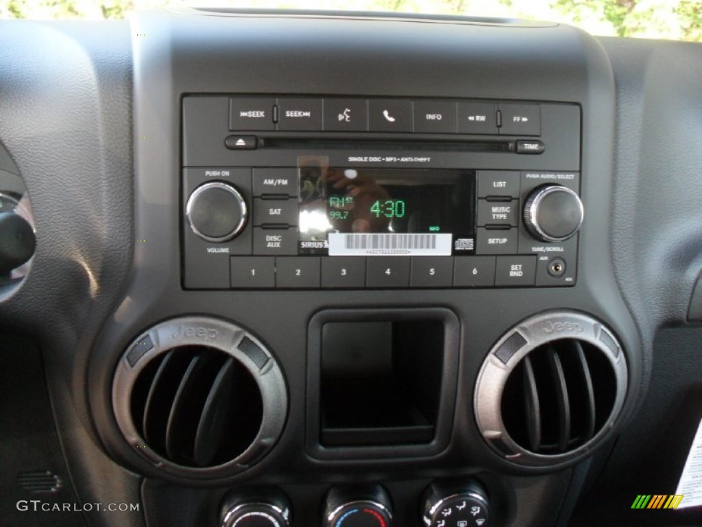 2012 Jeep Wrangler Unlimited Sport 4x4 Controls Photo #54667810