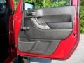 Black 2012 Jeep Wrangler Unlimited Sport 4x4 Door Panel