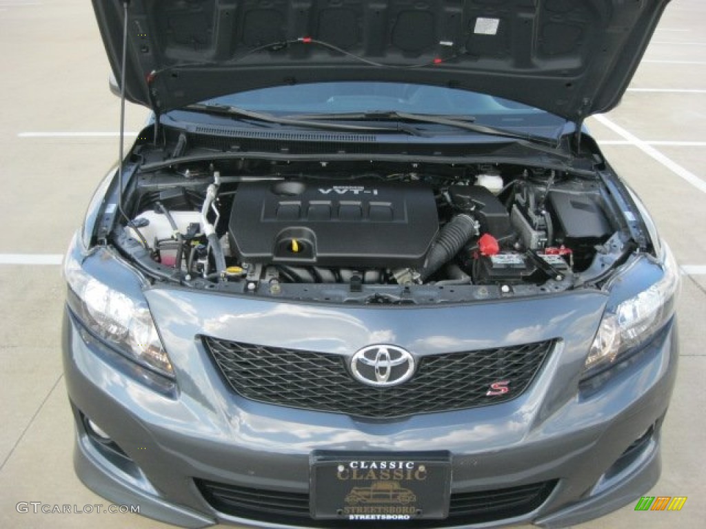 2009 Corolla S - Magnetic Gray Metallic / Dark Charcoal photo #6