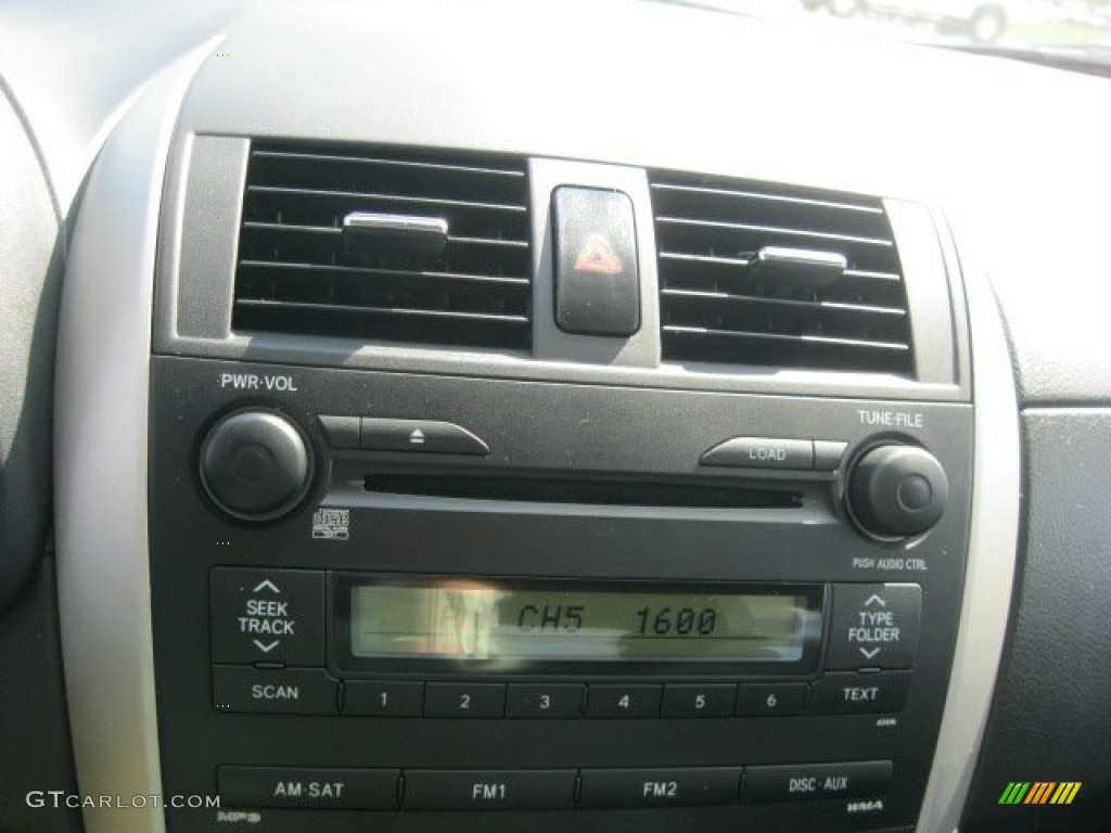 2009 Corolla S - Magnetic Gray Metallic / Dark Charcoal photo #25