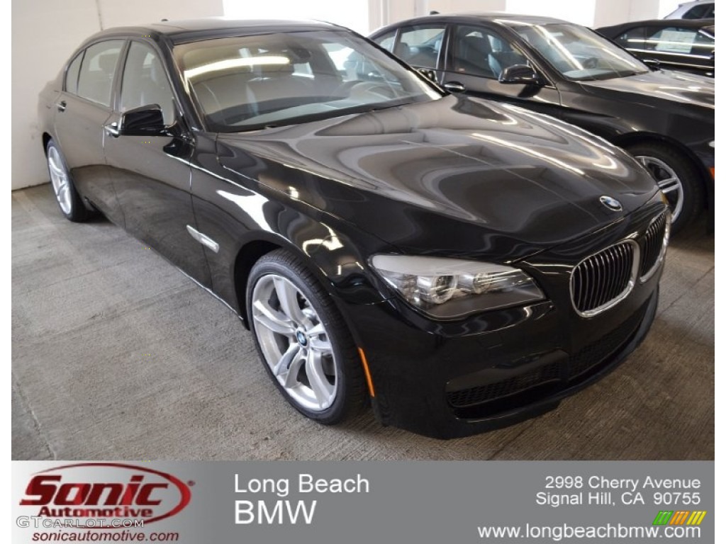 2012 7 Series 750Li Sedan - Jet Black / Black photo #1