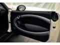 2010 Mini Cooper Checkered Carbon Black/Black Interior Door Panel Photo