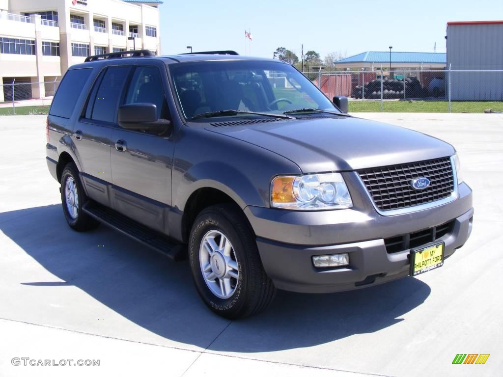 2005 Expedition XLT - Dark Shadow Grey Metallic / Medium Flint Grey photo #4
