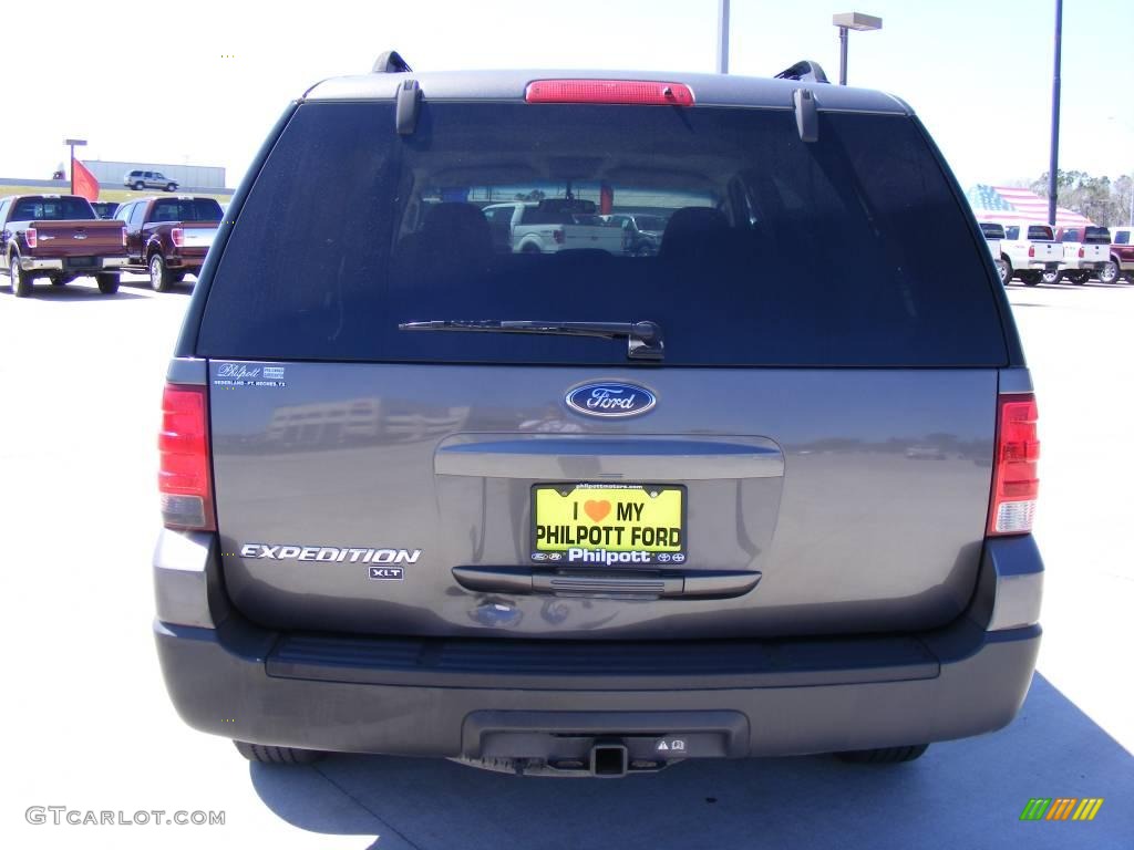 2005 Expedition XLT - Dark Shadow Grey Metallic / Medium Flint Grey photo #7