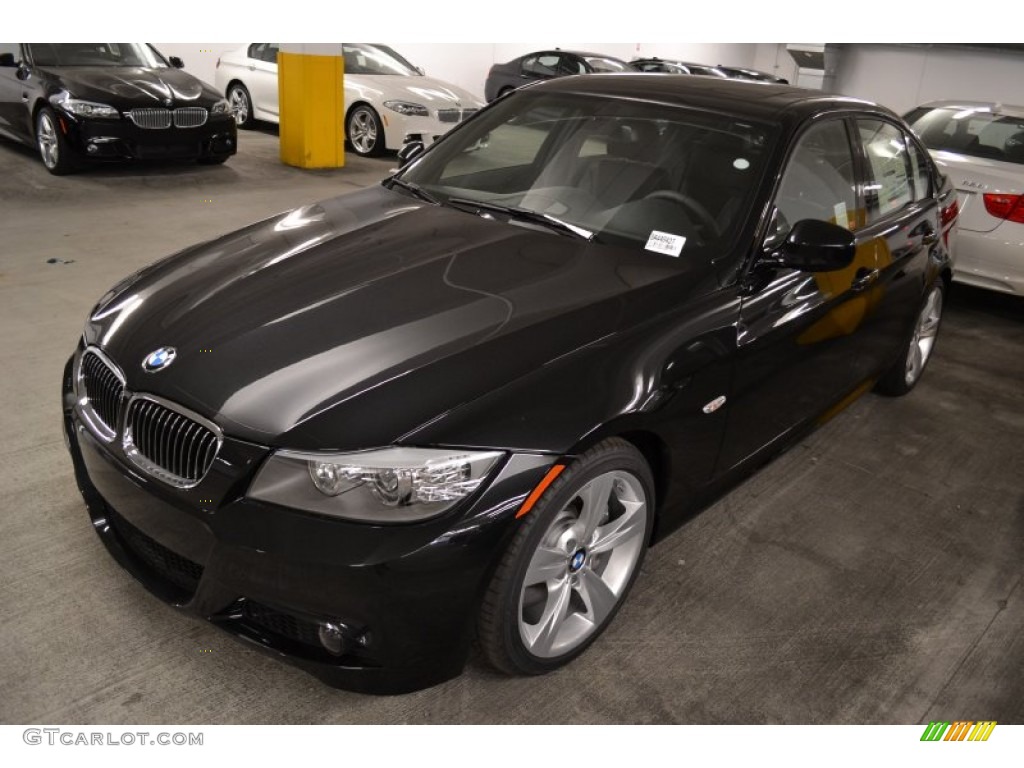 2011 3 Series 328i Sedan - Jet Black / Black Dakota Leather photo #6
