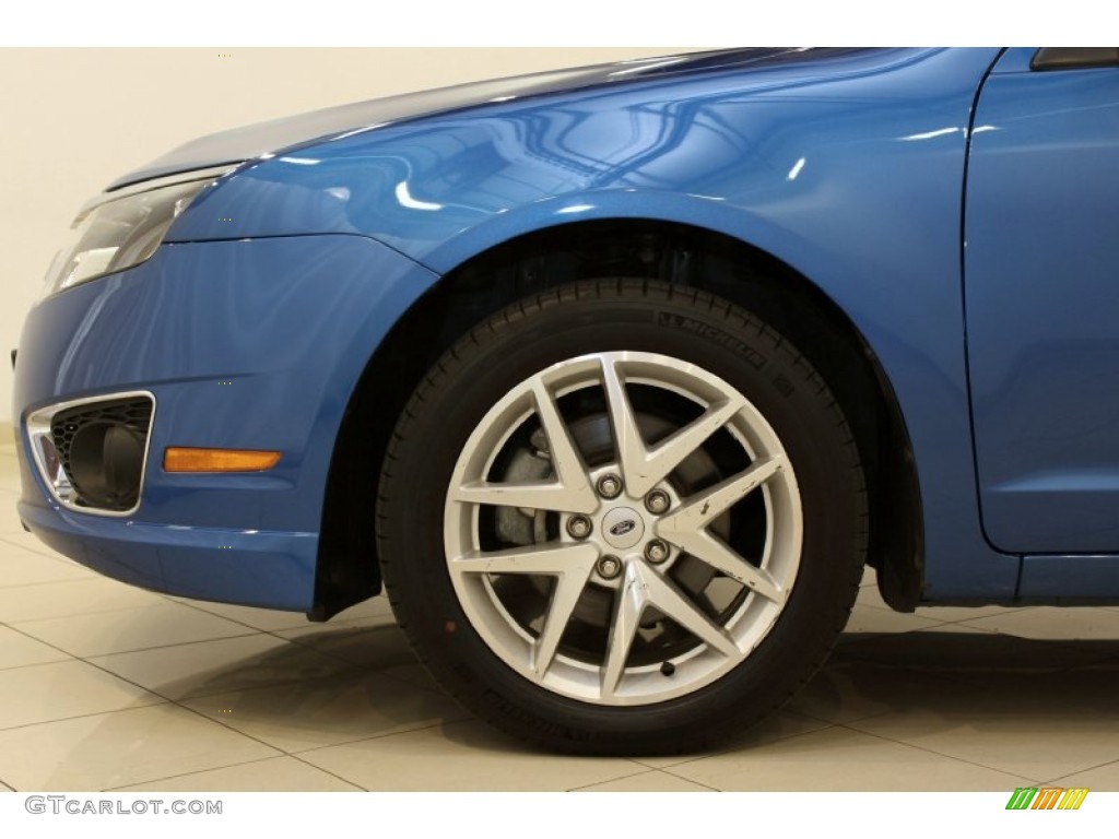 2011 Fusion SEL V6 - Blue Flame Metallic / Charcoal Black photo #17