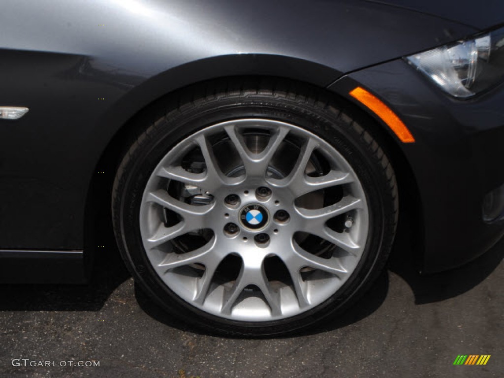 2008 3 Series 328i Convertible - Sparkling Graphite Metallic / Black photo #2