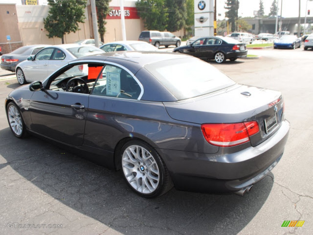 2008 3 Series 328i Convertible - Sparkling Graphite Metallic / Black photo #11