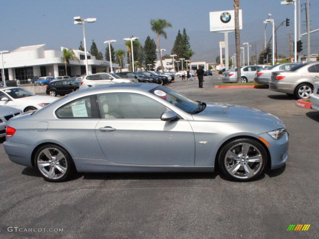 2008 3 Series 335i Coupe - Titanium Silver Metallic / Cream Beige photo #3