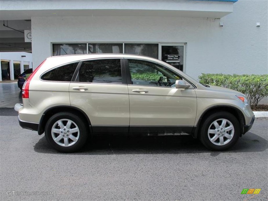 2009 CR-V EX-L - Borrego Beige Metallic / Ivory photo #2