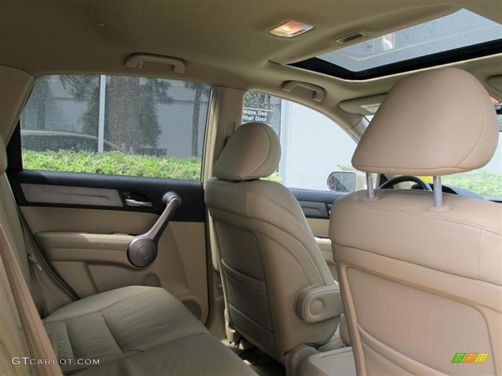 2009 CR-V EX-L - Borrego Beige Metallic / Ivory photo #13