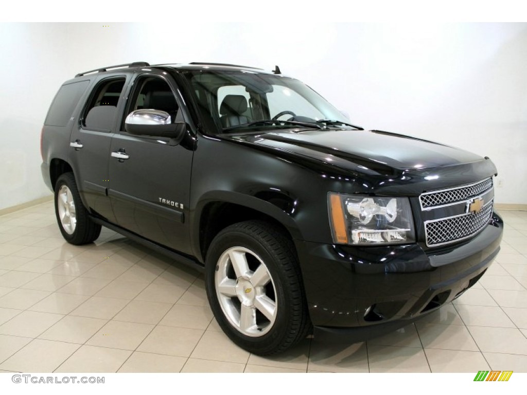 Black 2007 Chevrolet Tahoe LT 4x4 Exterior Photo #54672963