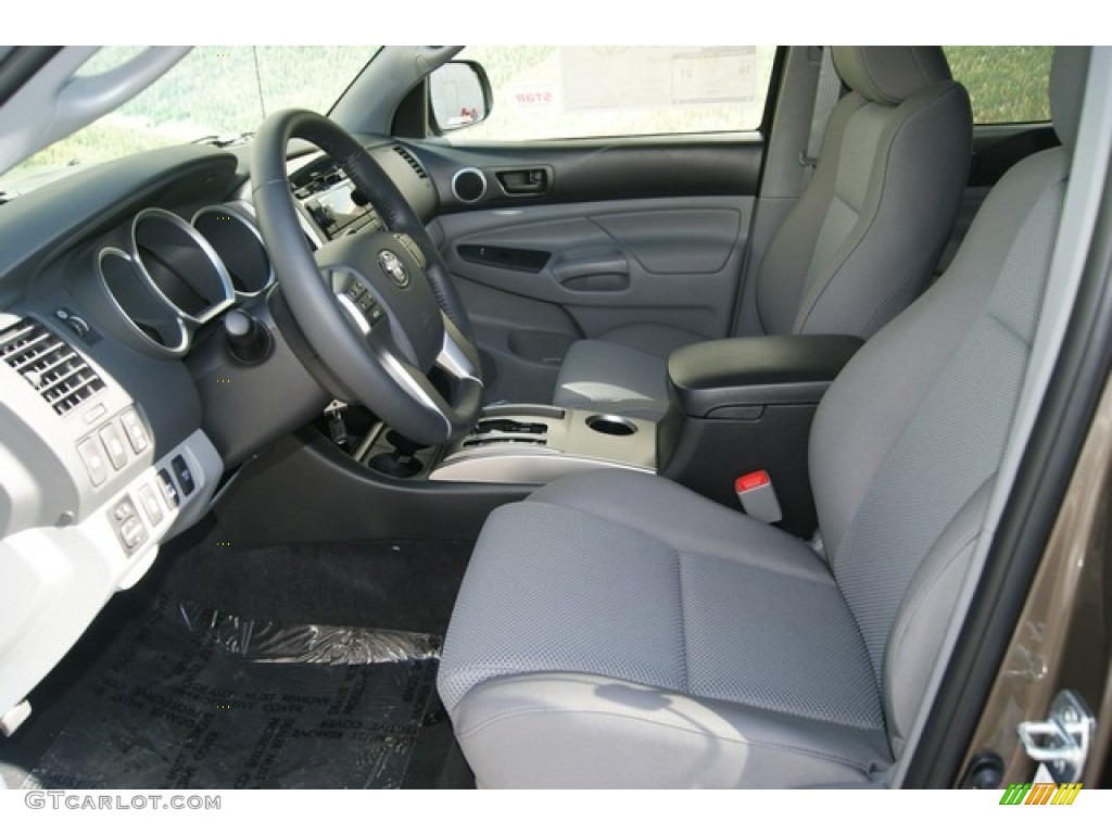 Graphite Interior 2012 Toyota Tacoma V6 TRD Double Cab 4x4 Photo #54673977