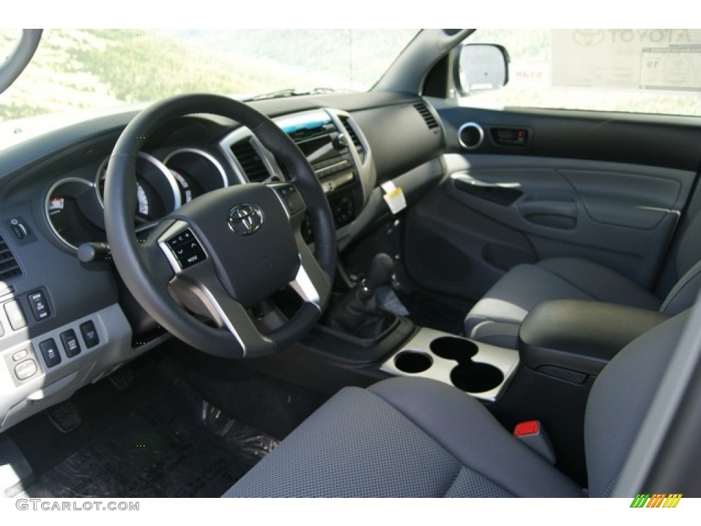 Graphite Interior 2012 Toyota Tacoma V6 TRD Double Cab 4x4 Photo #54674081