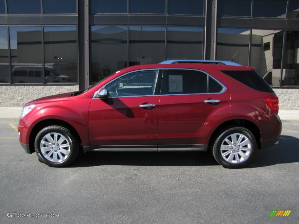 Cardinal Red Metallic 2010 Chevrolet Equinox LTZ AWD Exterior Photo #54675411