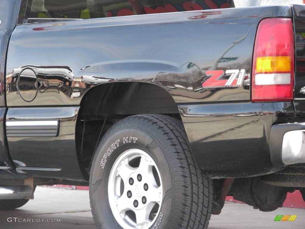 1999 Silverado 1500 LS Z71 Extended Cab 4x4 - Onyx Black / Medium Oak photo #6