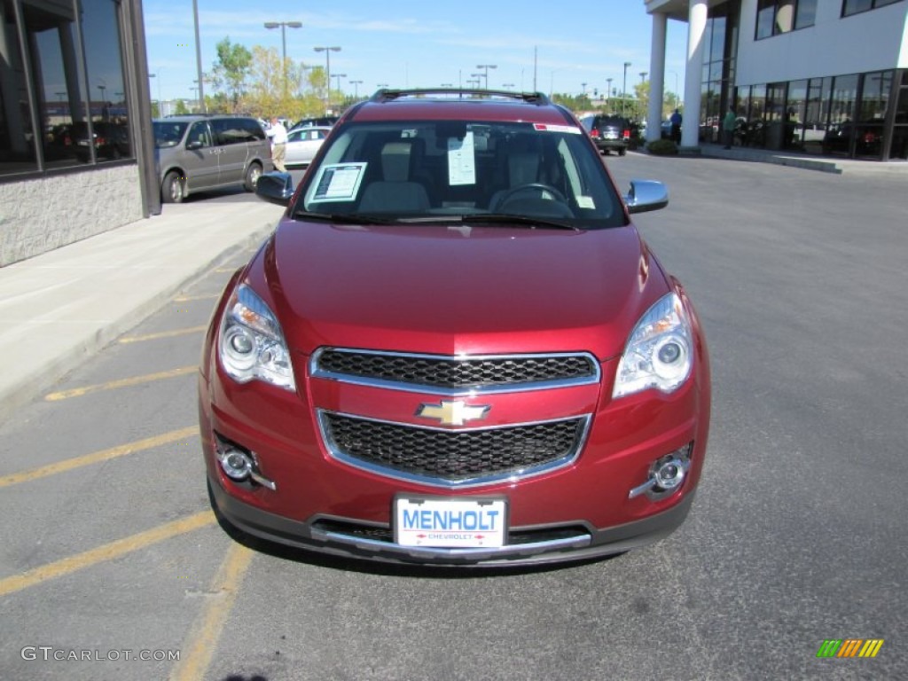 2010 Equinox LTZ AWD - Cardinal Red Metallic / Jet Black/Light Titanium photo #32