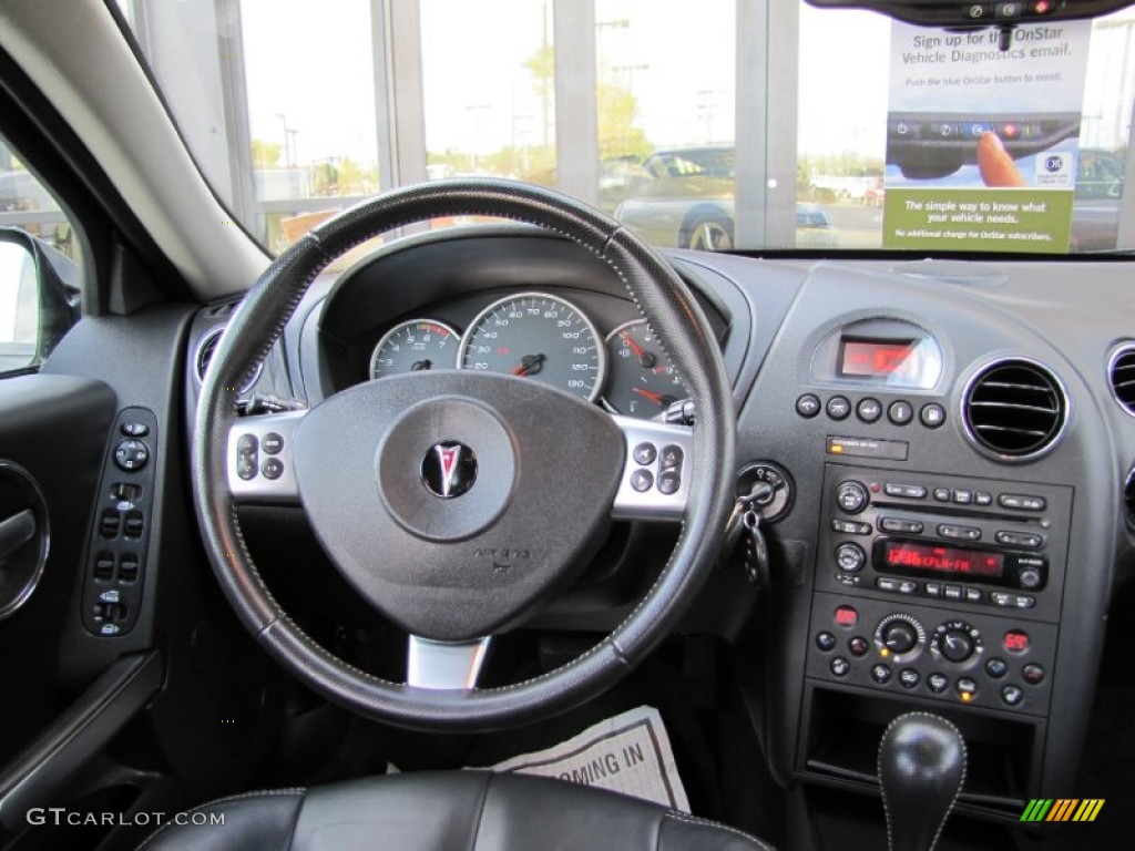 2008 Pontiac Grand Prix Sedan Ebony Dashboard Photo #54675750