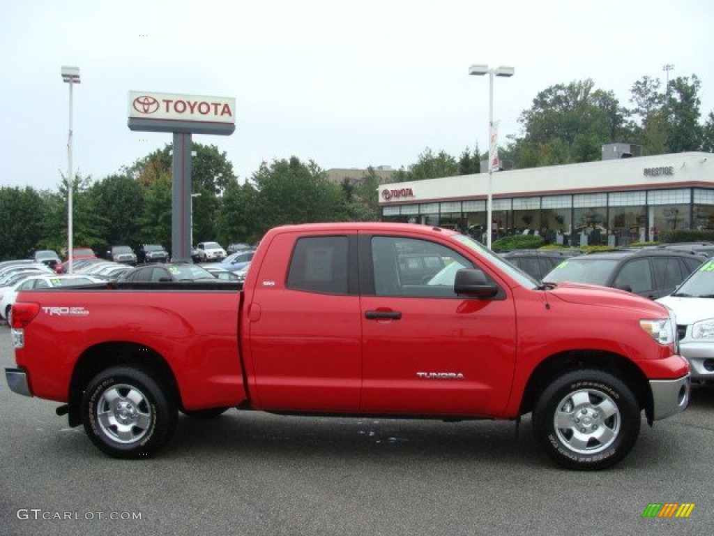 2011 Tundra TRD Double Cab 4x4 - Radiant Red / Black photo #1