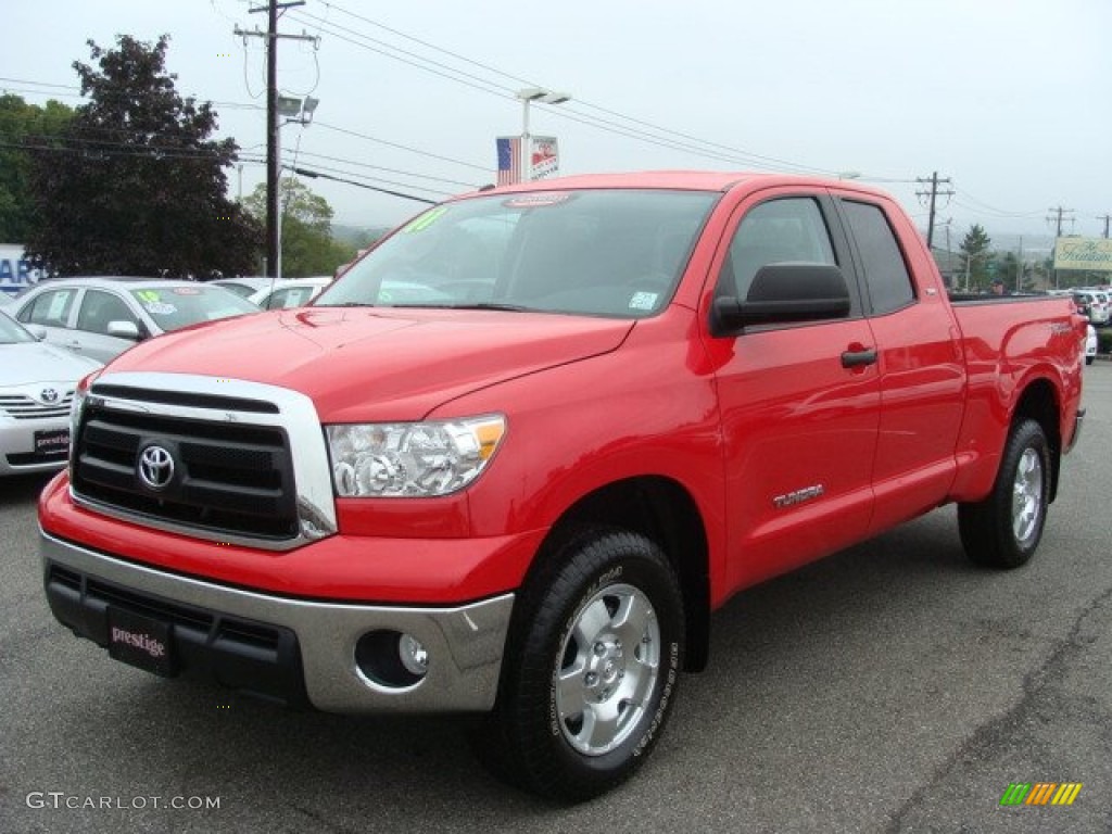 2011 Tundra TRD Double Cab 4x4 - Radiant Red / Black photo #2