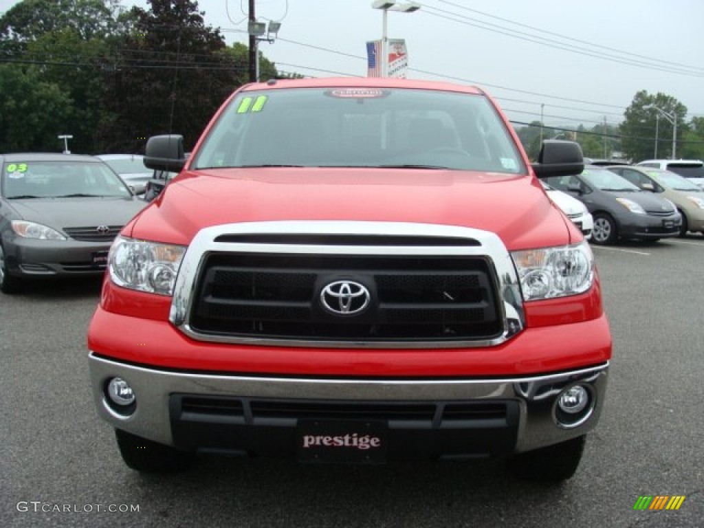 2011 Tundra TRD Double Cab 4x4 - Radiant Red / Black photo #3