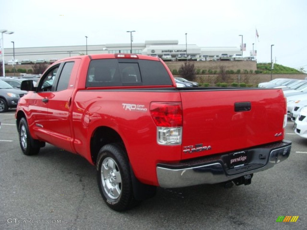 2011 Tundra TRD Double Cab 4x4 - Radiant Red / Black photo #4