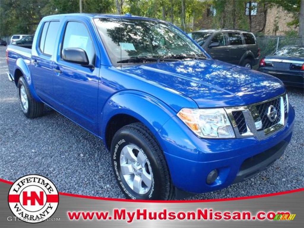 Metallic Blue Nissan Frontier