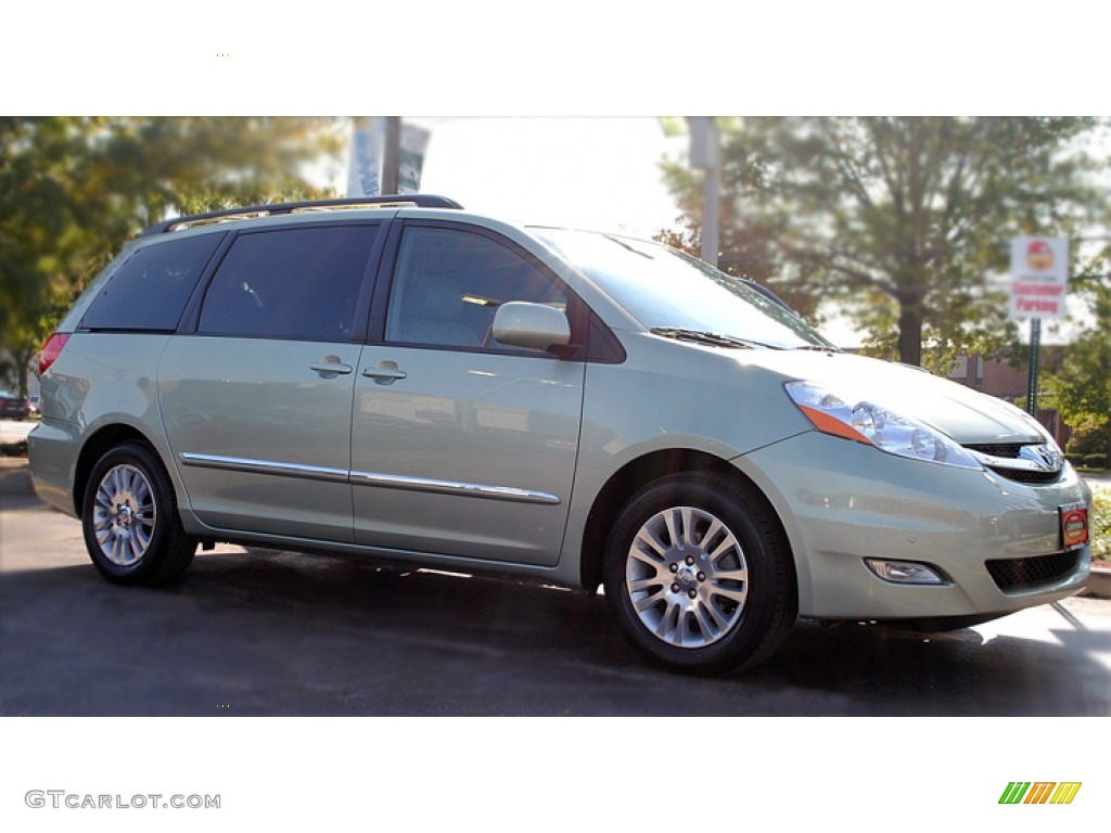 2008 Sienna Limited - Silver Shadow Pearl / Stone photo #3
