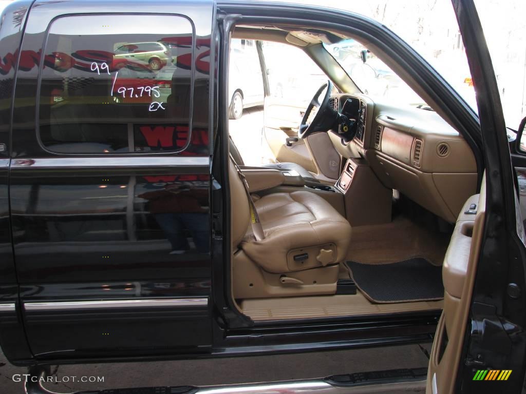 1999 Silverado 1500 LS Z71 Extended Cab 4x4 - Onyx Black / Medium Oak photo #29