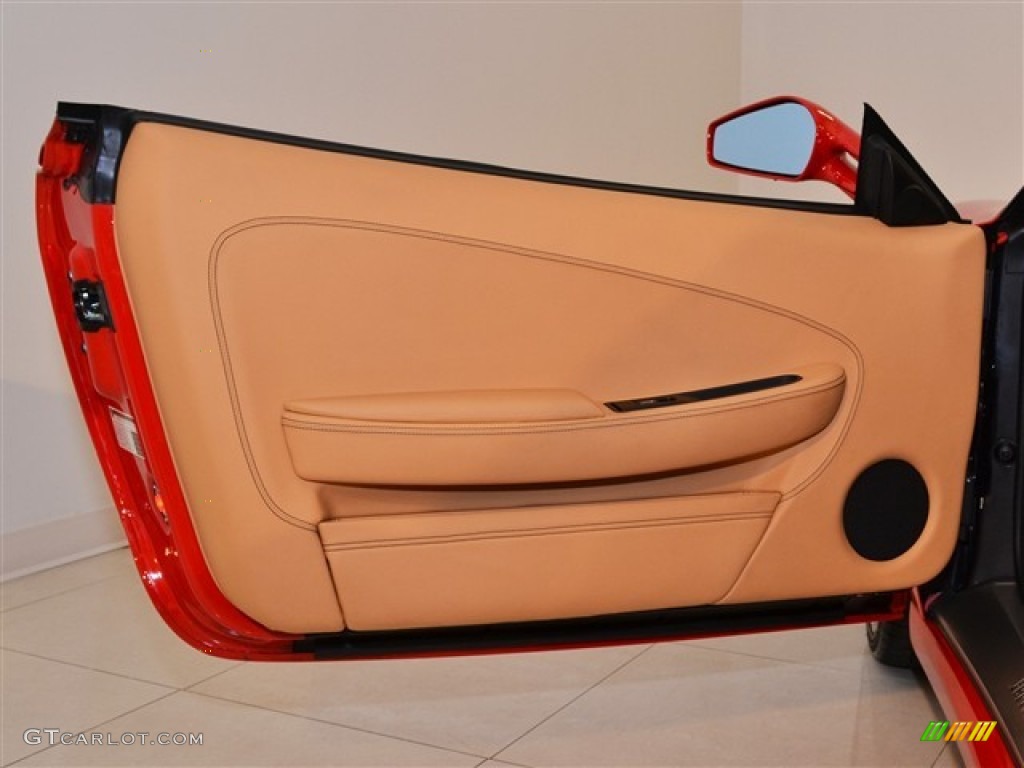 2008 Ferrari F430 Coupe Tan Door Panel Photo #54678621