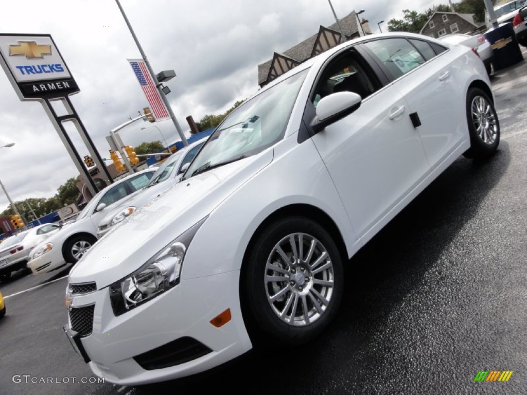 2012 Cruze Eco - Summit White / Medium Titanium photo #1