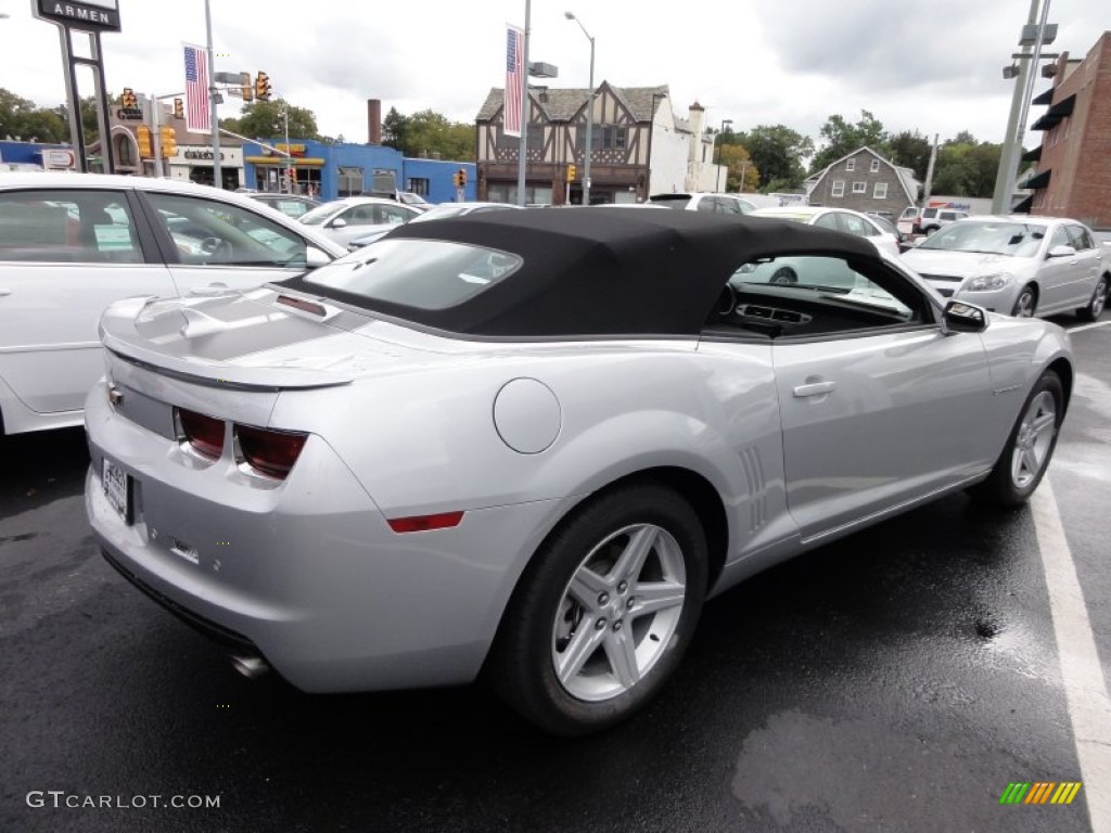 Silver Ice Metallic 2012 Chevrolet Camaro LT Convertible Exterior Photo #54678794