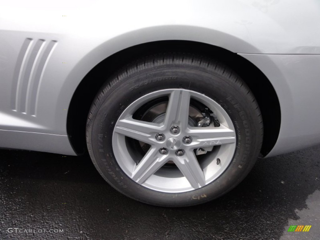 2012 Camaro LT Convertible - Silver Ice Metallic / Black photo #14