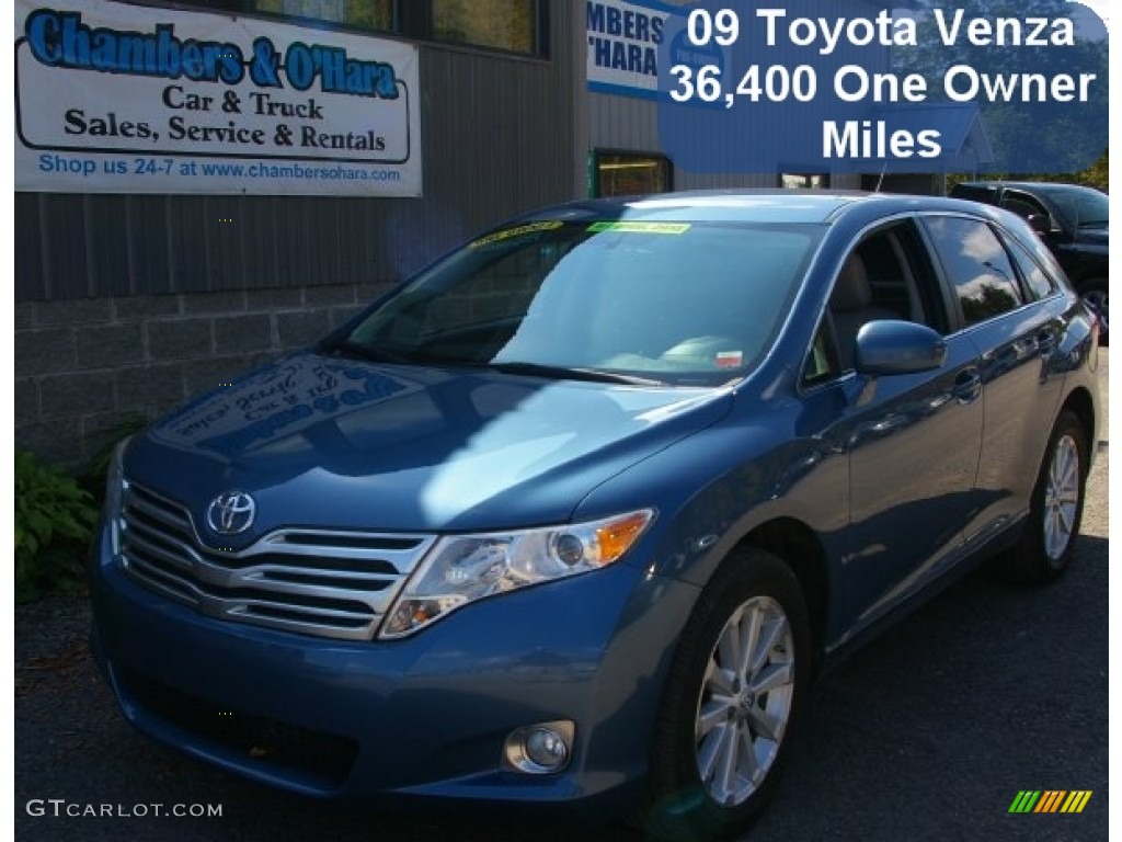 2009 Venza AWD - Tropical Sea Metallic / Ivory photo #1