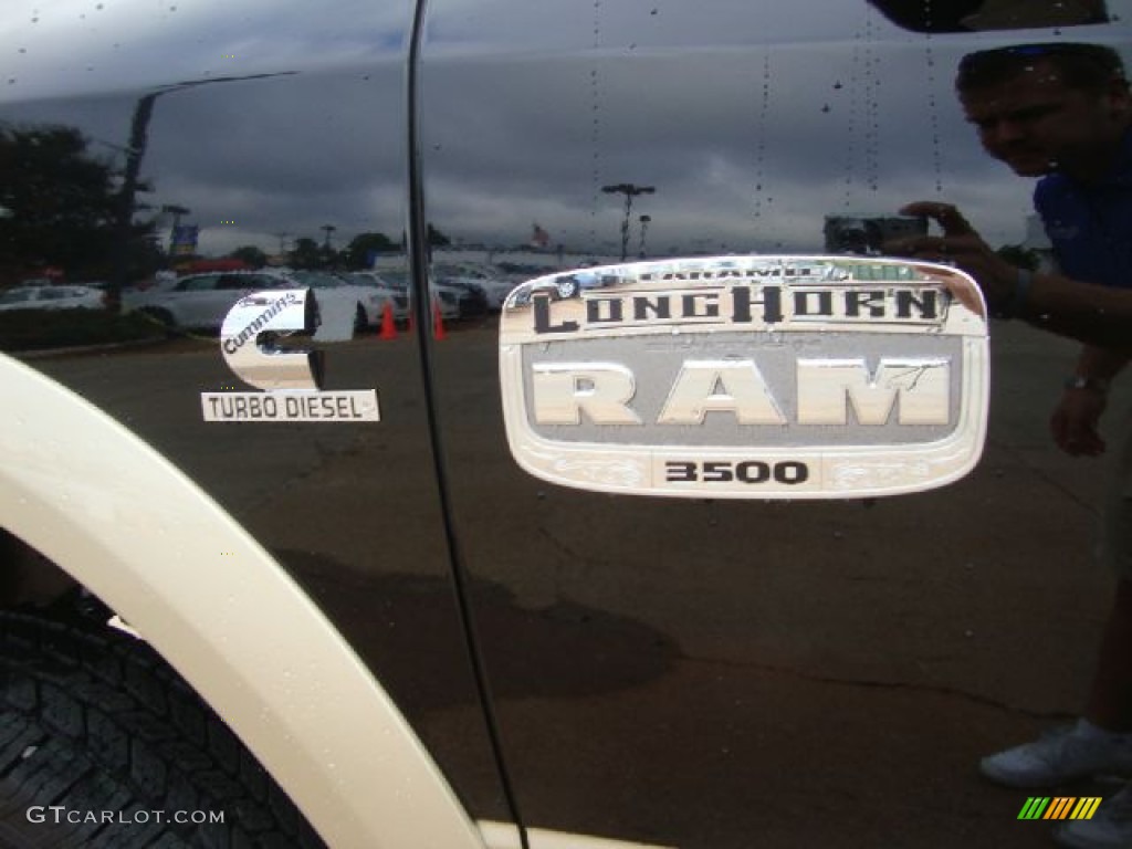 2012 Dodge Ram 3500 HD Laramie Longhorn Crew Cab 4x4 Dually Marks and Logos Photo #54679623