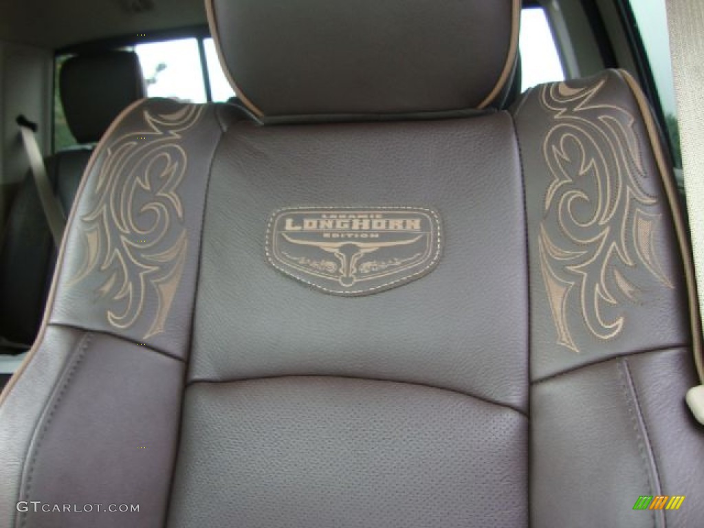 2012 Dodge Ram 3500 HD Laramie Longhorn Crew Cab 4x4 Dually Marks and Logos Photo #54679635