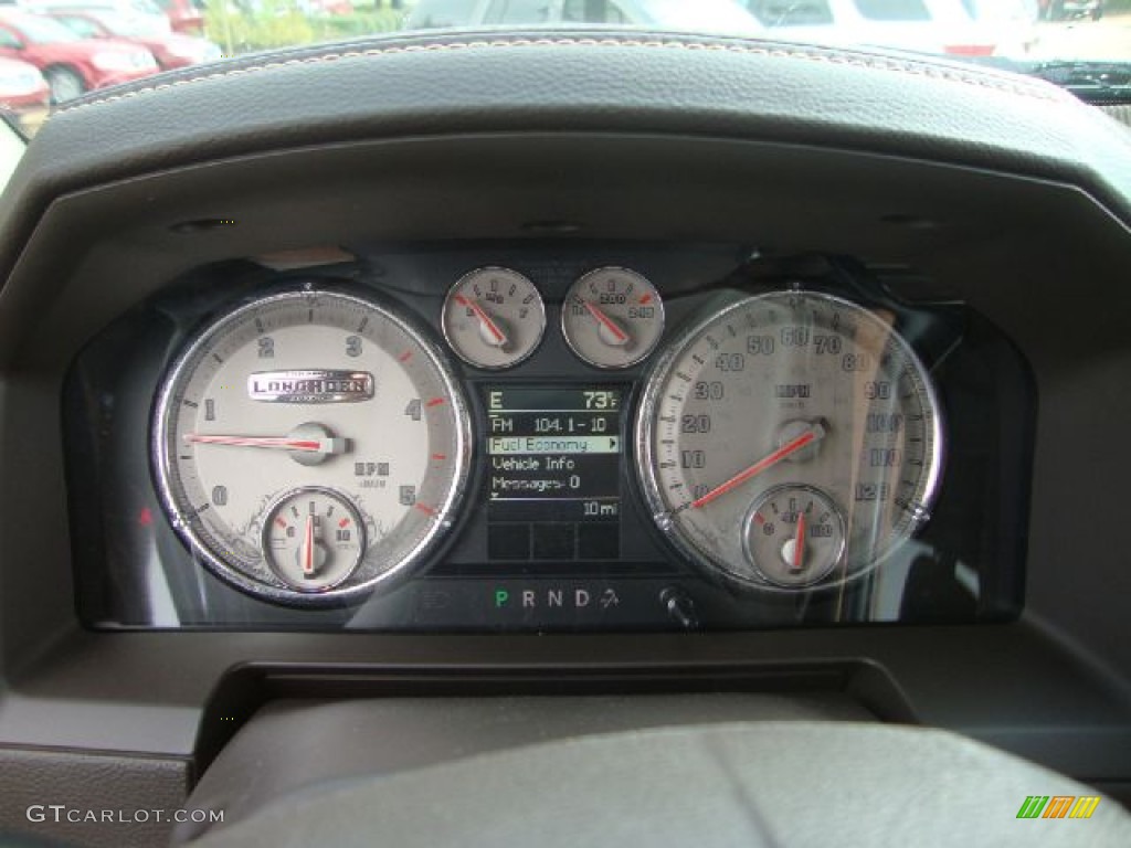 2012 Dodge Ram 3500 HD Laramie Longhorn Crew Cab 4x4 Dually Gauges Photo #54679668