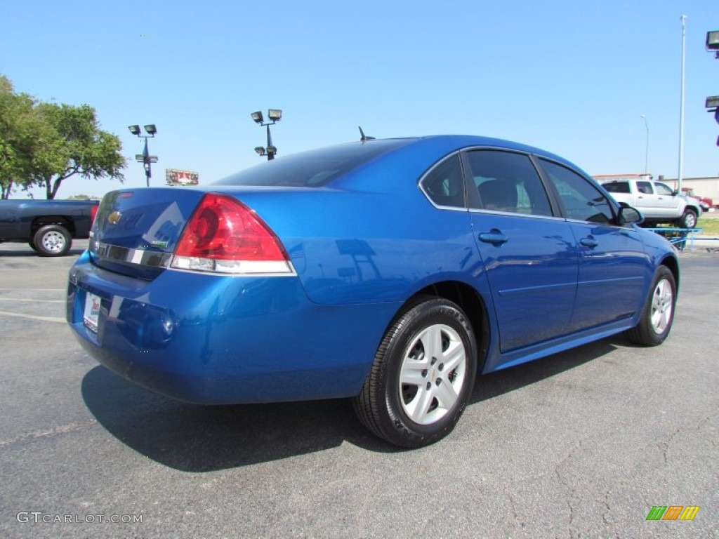 2010 Impala LS - Aqua Blue Metallic / Ebony photo #7