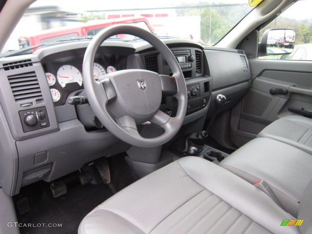 Medium Slate Gray Interior 2009 Dodge Ram 3500 ST Quad Cab 4x4 Photo #54680070