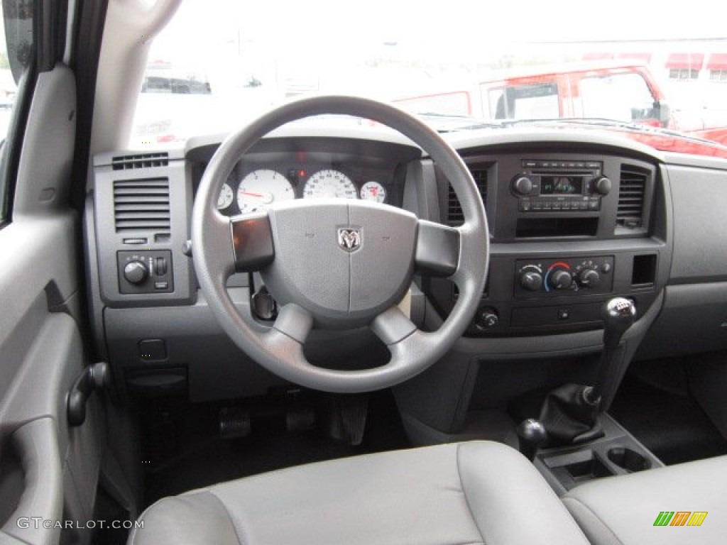 2009 Dodge Ram 3500 ST Quad Cab 4x4 Medium Slate Gray Dashboard Photo #54680085