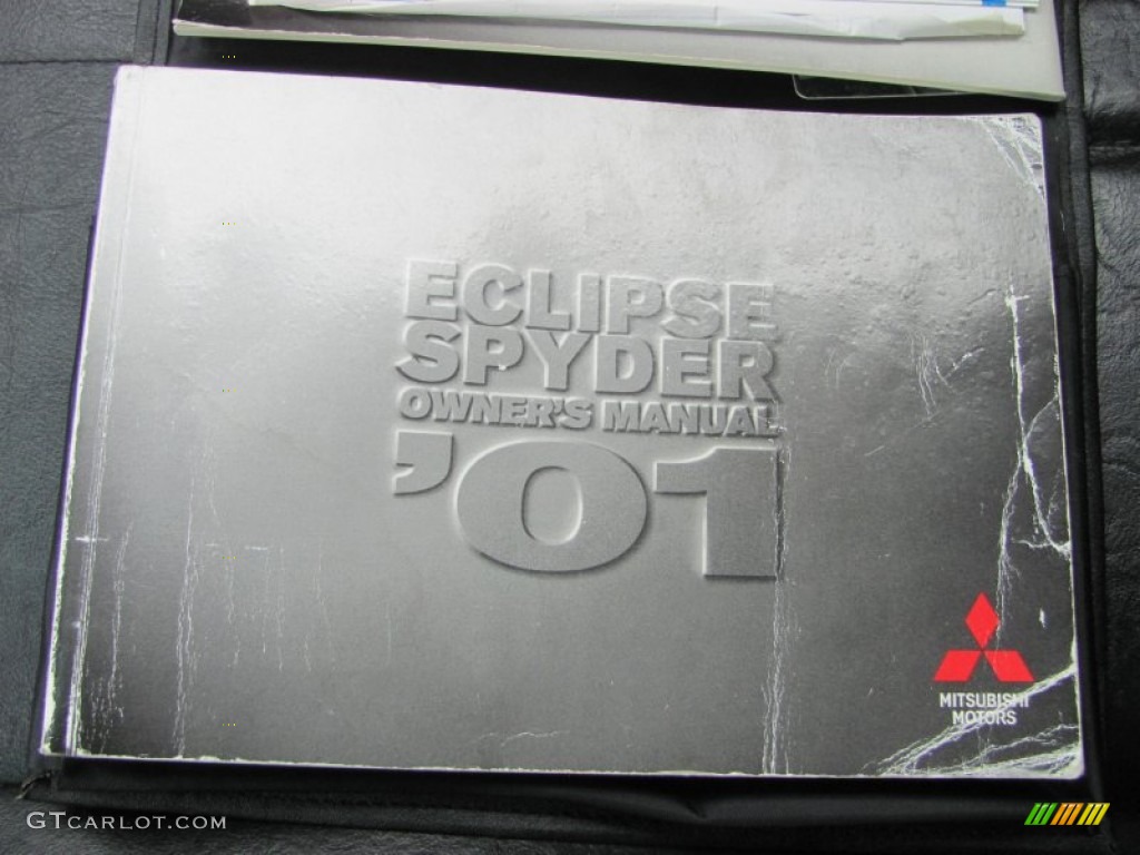 2001 Eclipse Spyder GT - Sterling Silver Metallic / Black photo #3