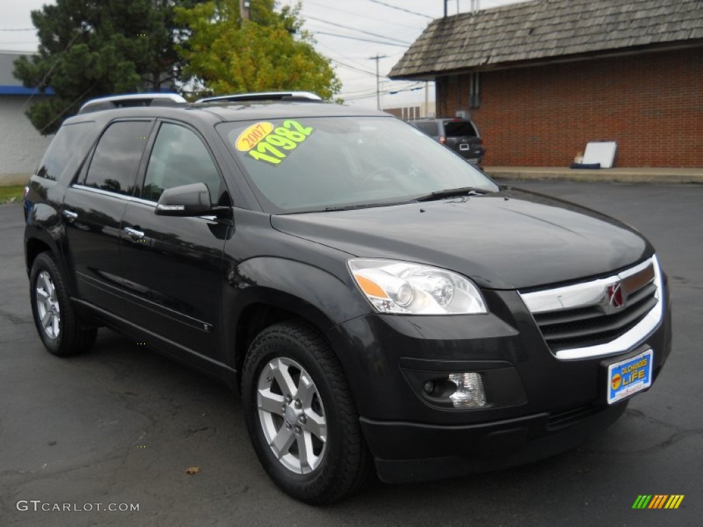 2007 Outlook XR AWD - Charcoal Black / Black photo #16