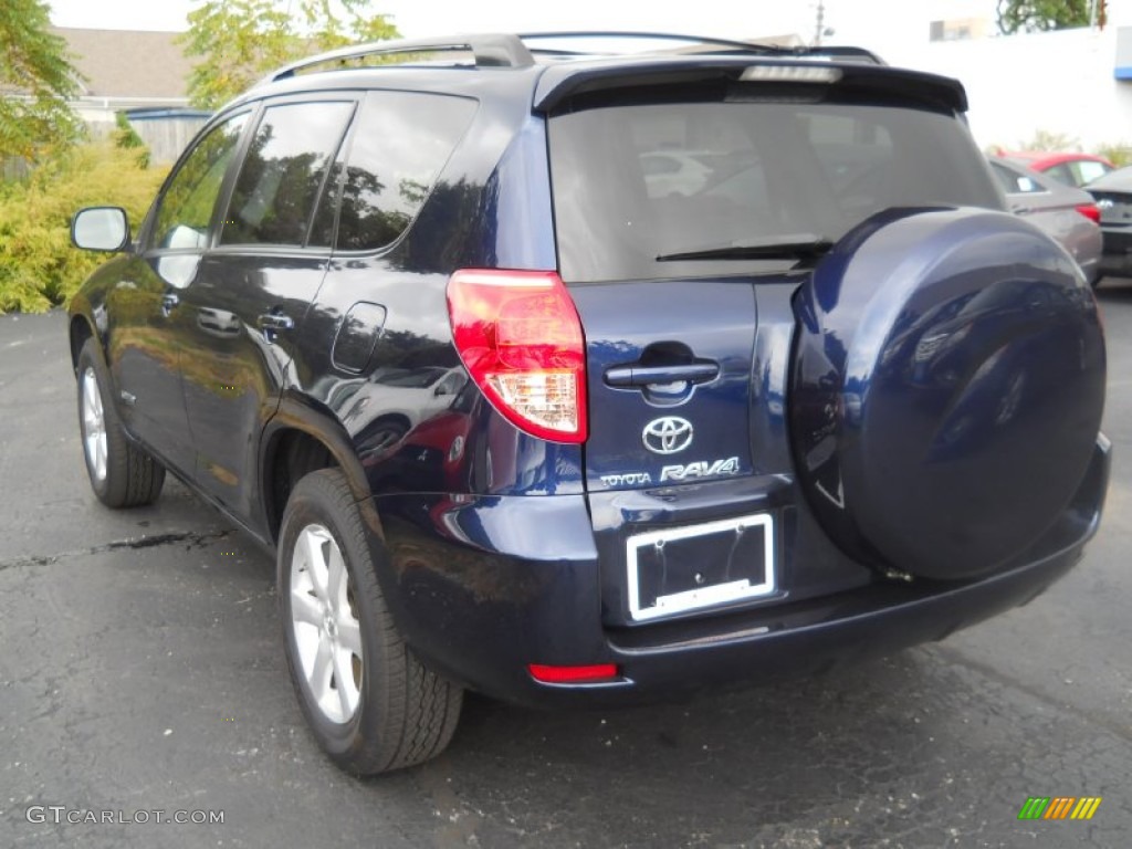 2007 RAV4 Limited 4WD - Nautical Blue Metallic / Ash Gray photo #14