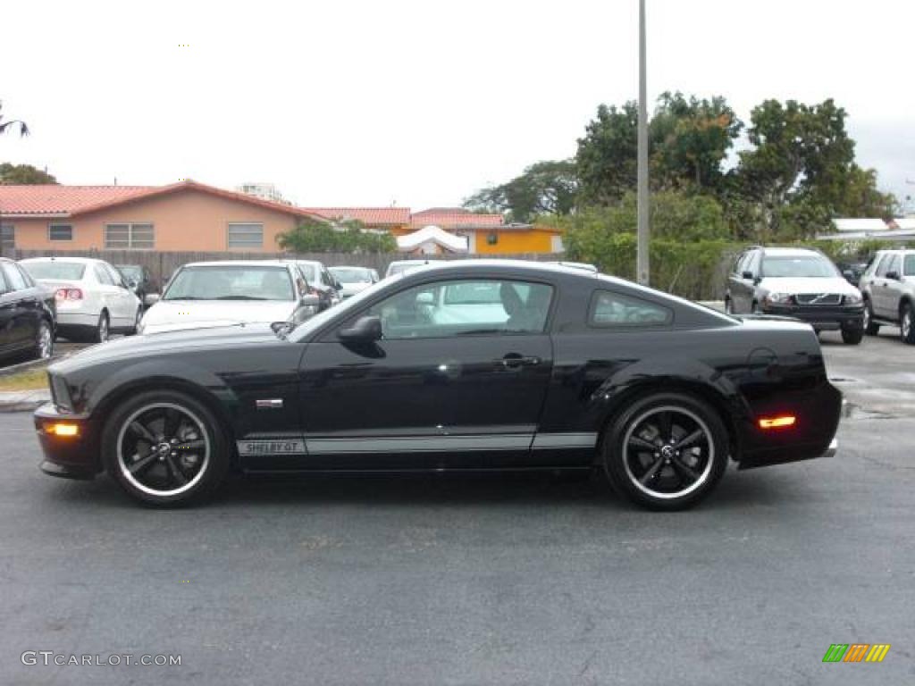 2007 Mustang Shelby GT Coupe - Black / Dark Charcoal photo #7